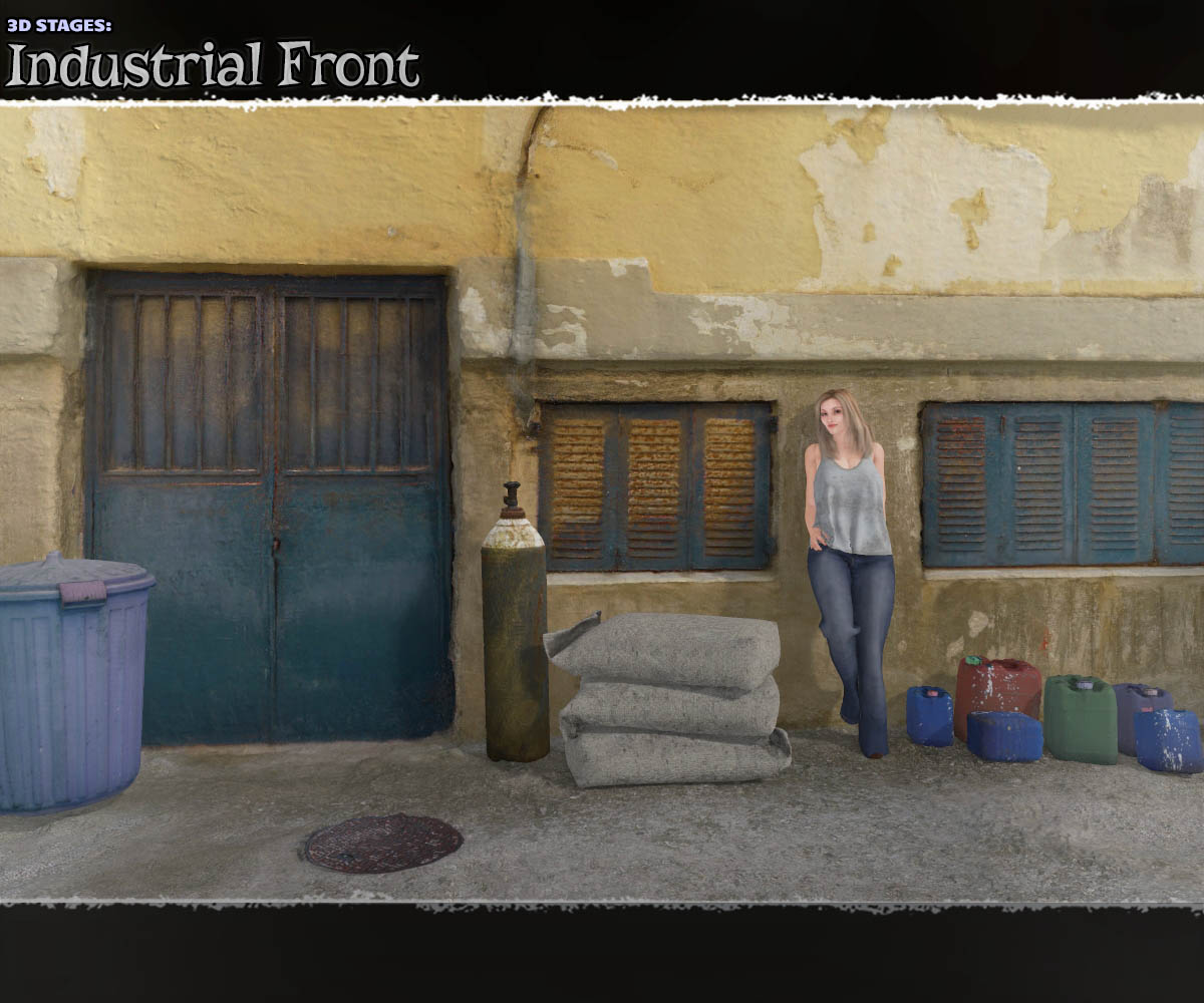 3D Stages: Industrial Front by N/A