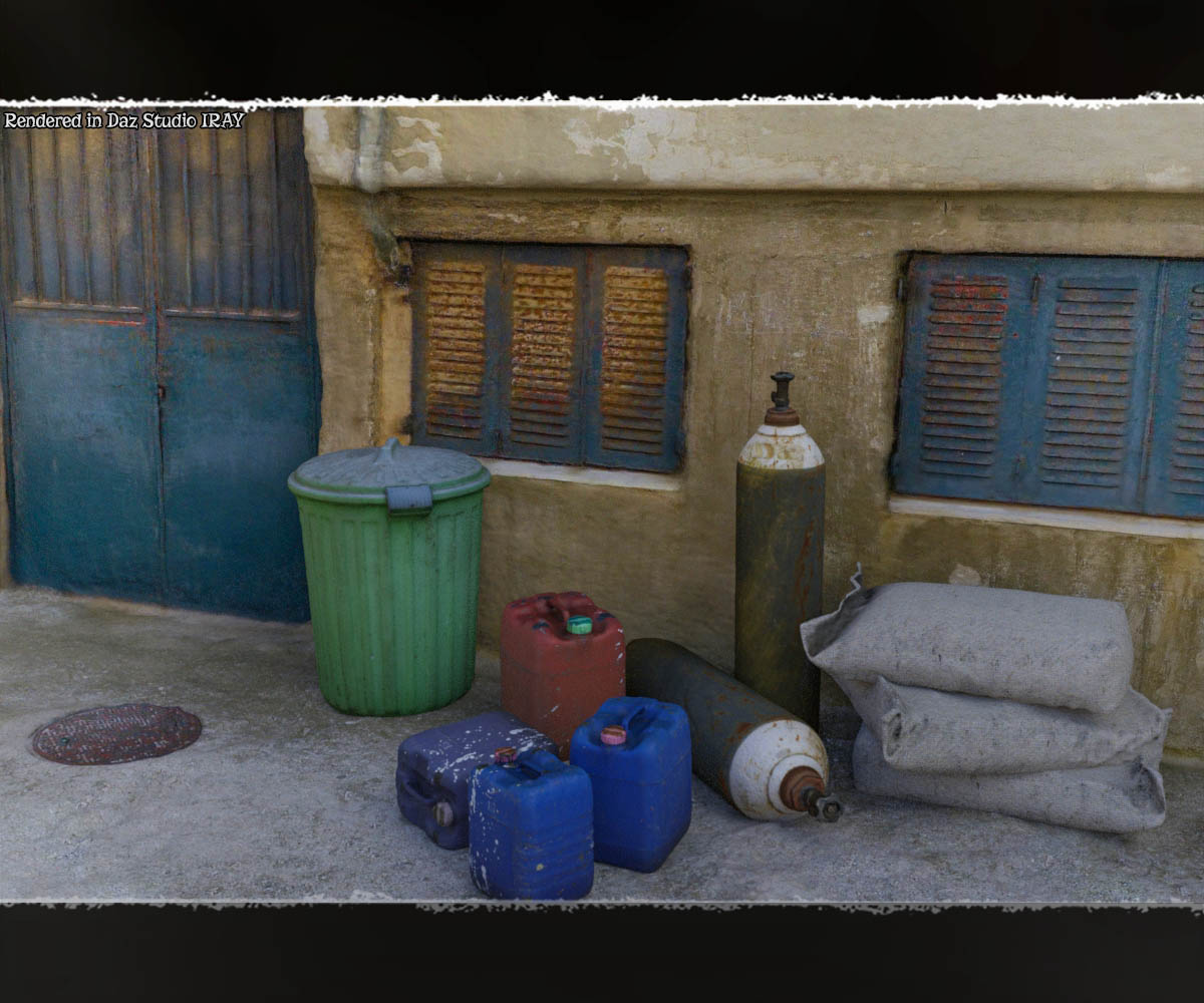 3D Stages: Industrial Front by N/A