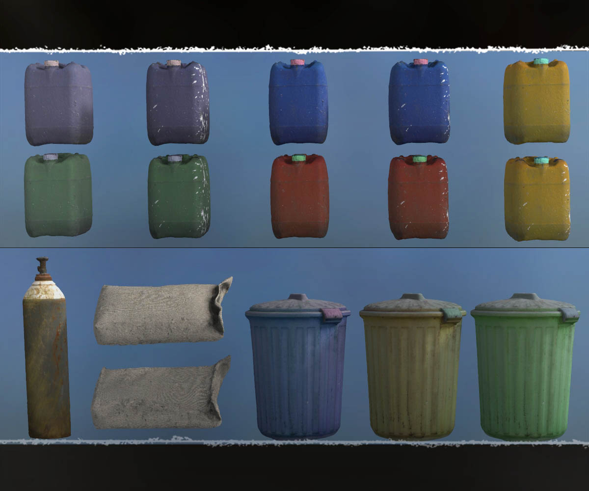 3D Stages: Industrial Front by N/A