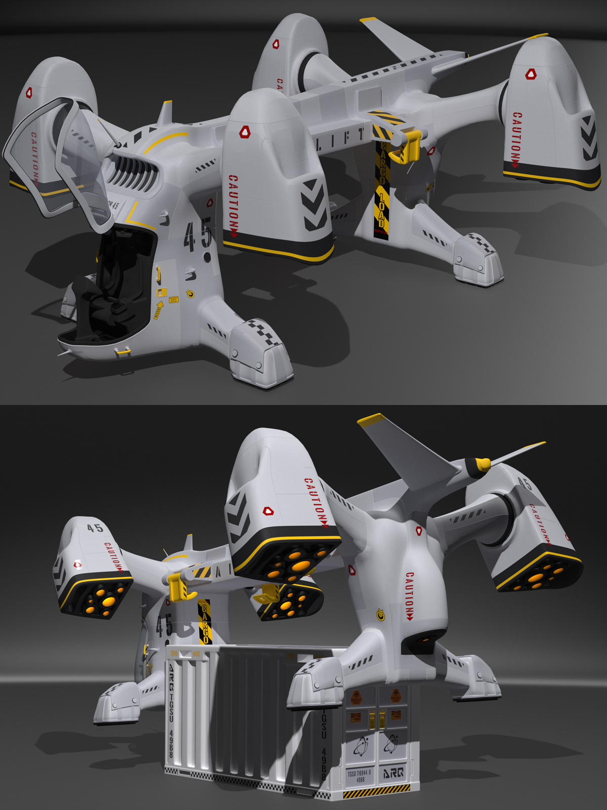 Cargo Drop Ship by N/A