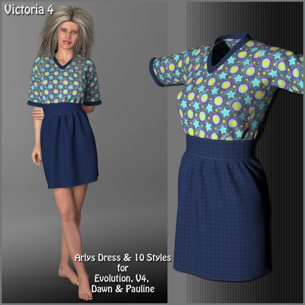 Arlys Dress and 10 Styles for Evolution, V4, Dawn and Pauline by N/A