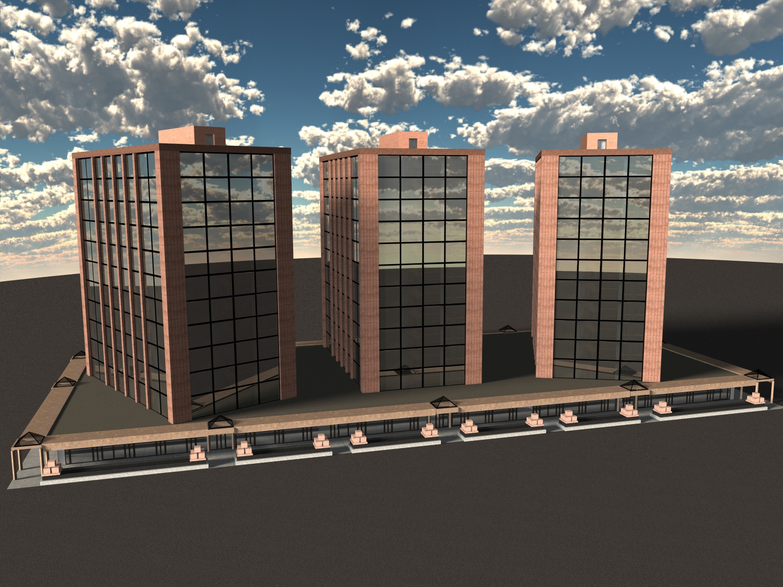 West Coast: Office Building 02 for Poser 7+ by N/A