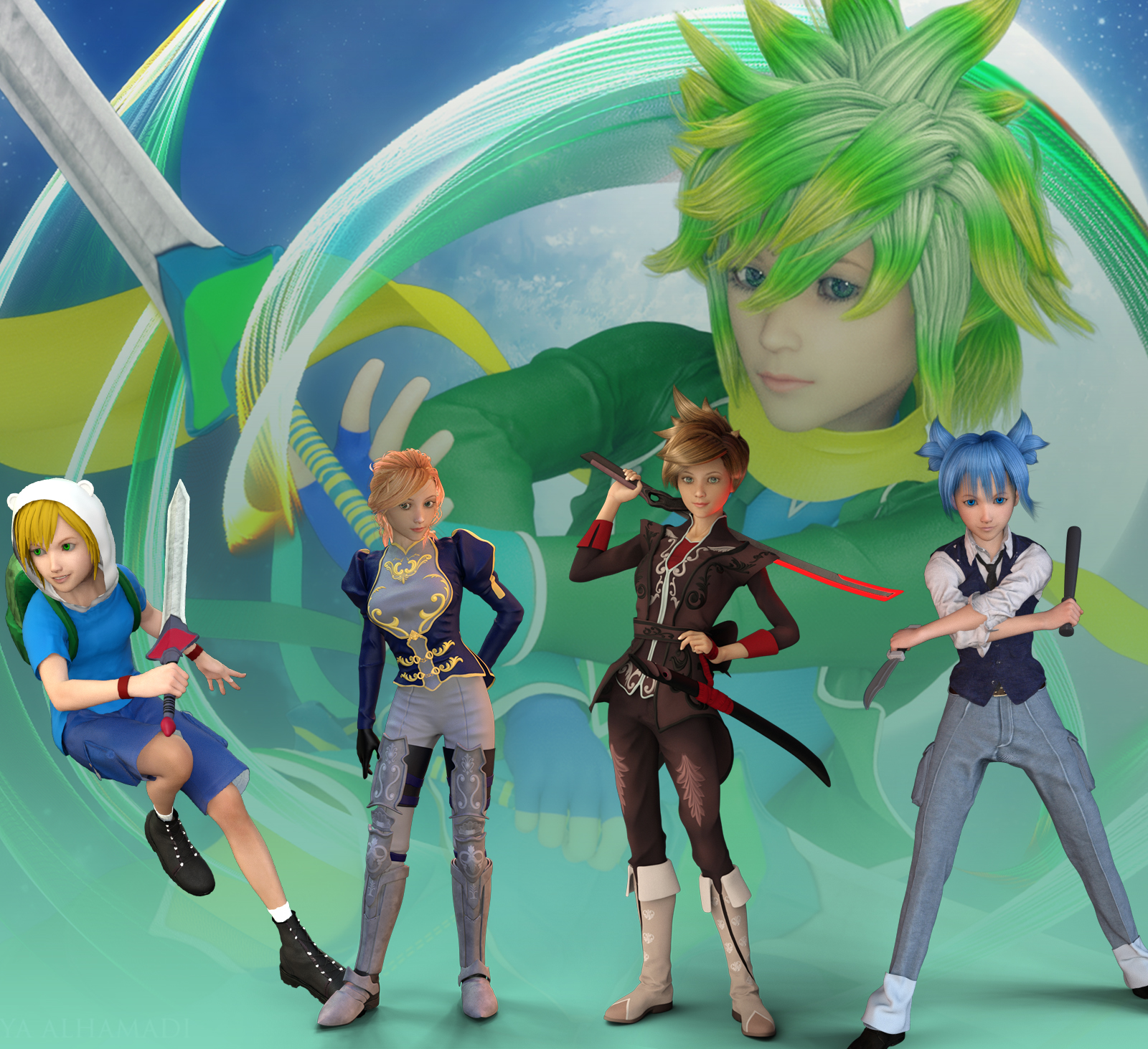 Fantasy Anime Poses VIII by N/A