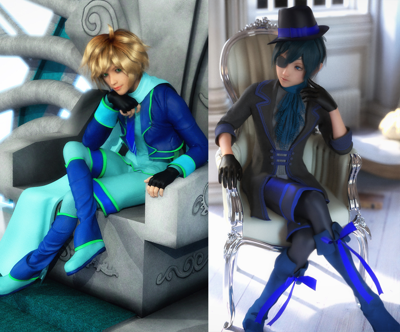 Fantasy Anime Poses VIII by N/A