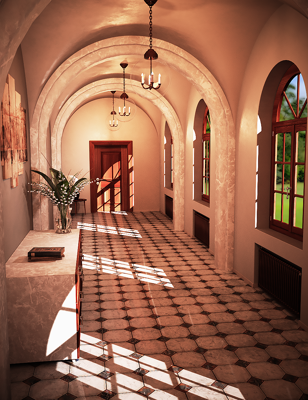 Roman Hallway Kit by N/A