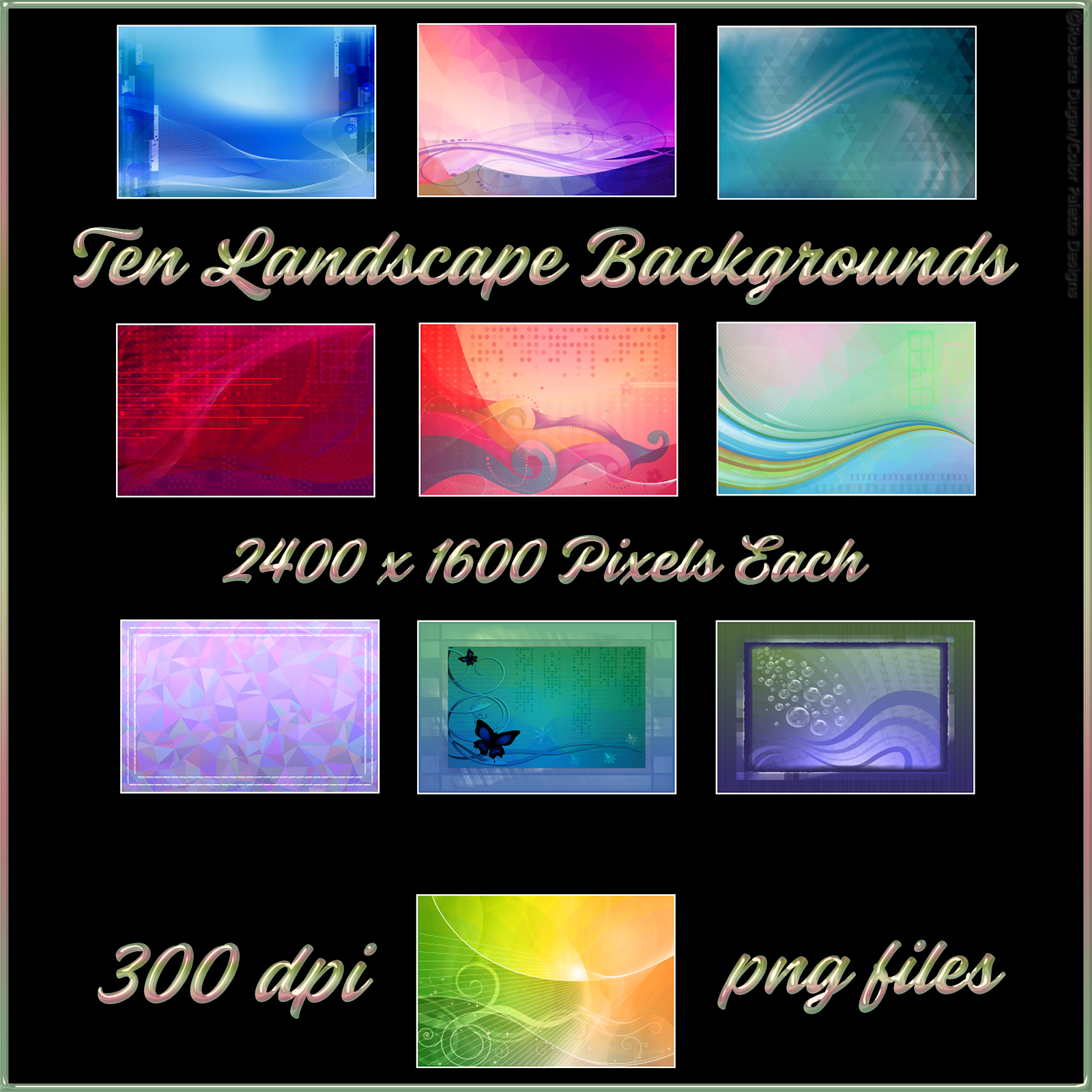 Gradient Abstractions Background Pack by N/A