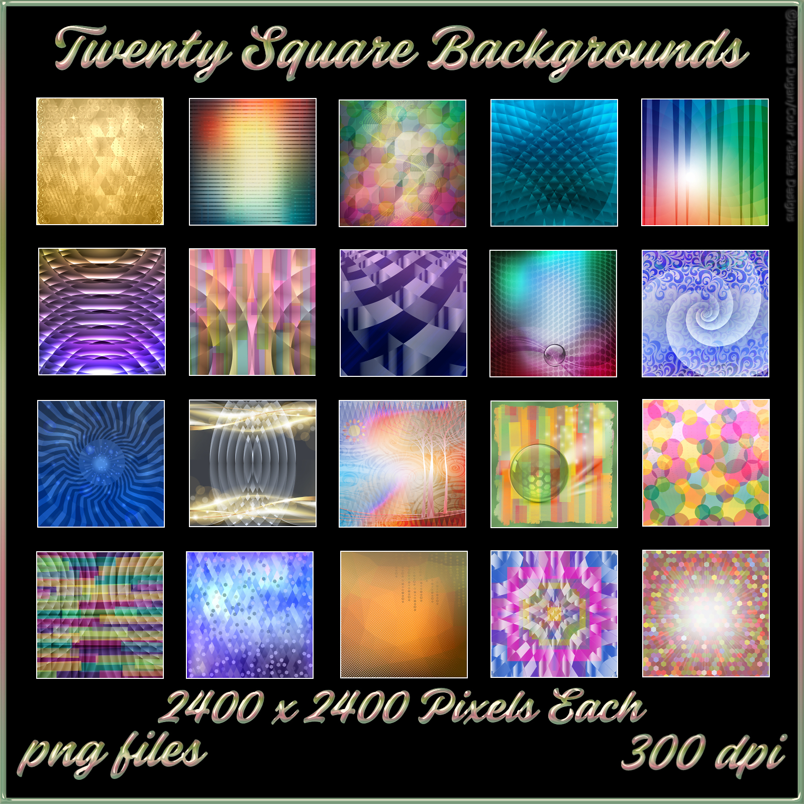 Gradient Abstractions Background Pack by N/A