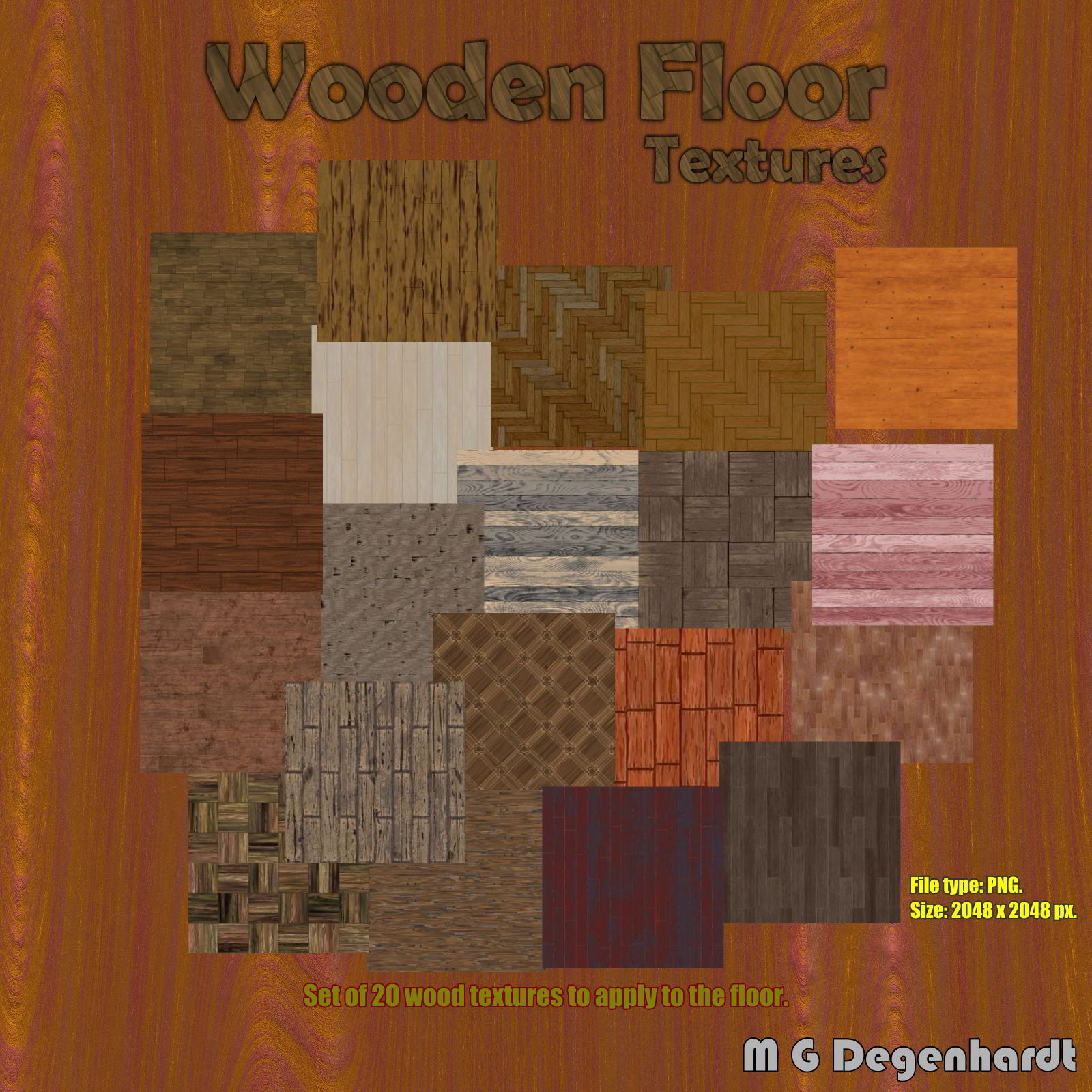 Wooden Floor Textures by N/A