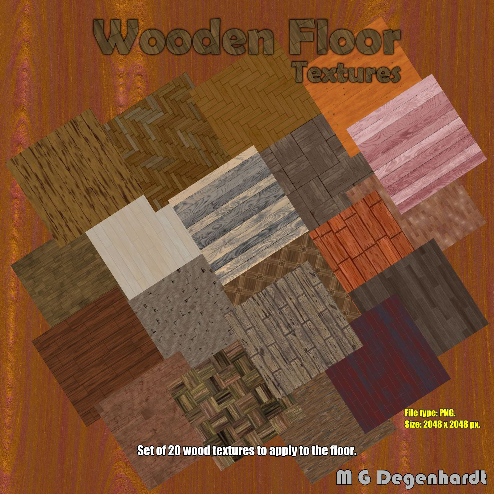 Wooden Floor Textures by N/A