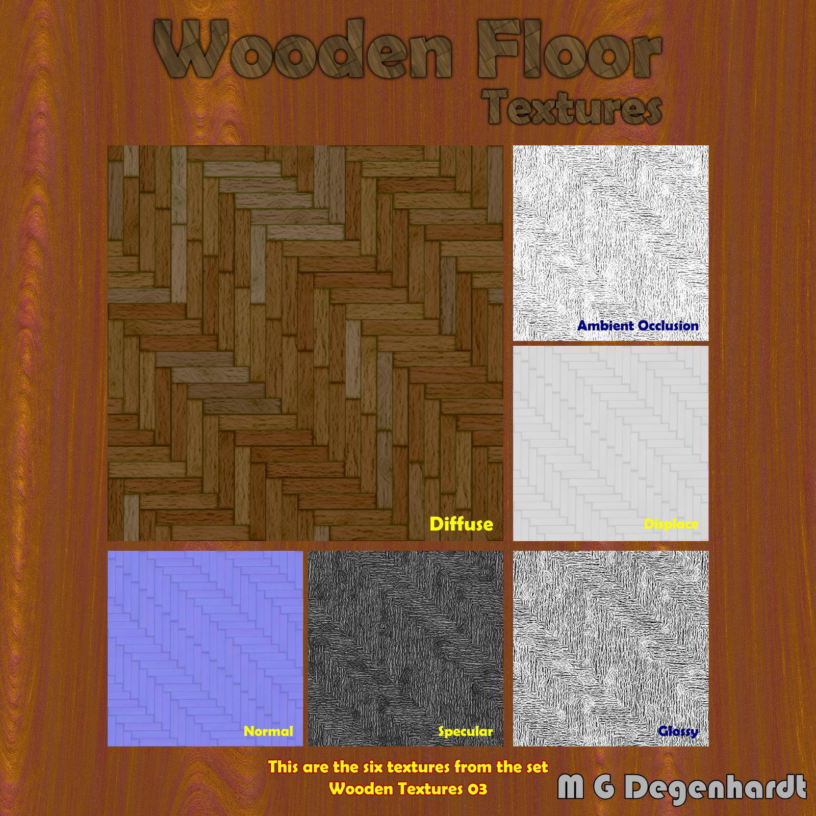 Wooden Floor Textures by N/A