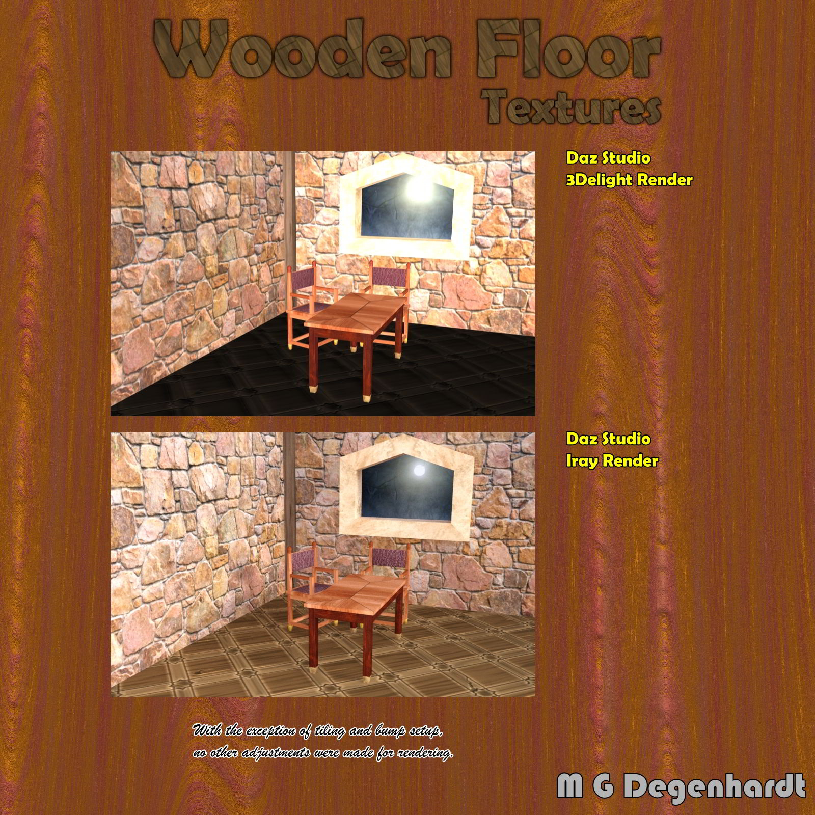 Wooden Floor Textures by N/A