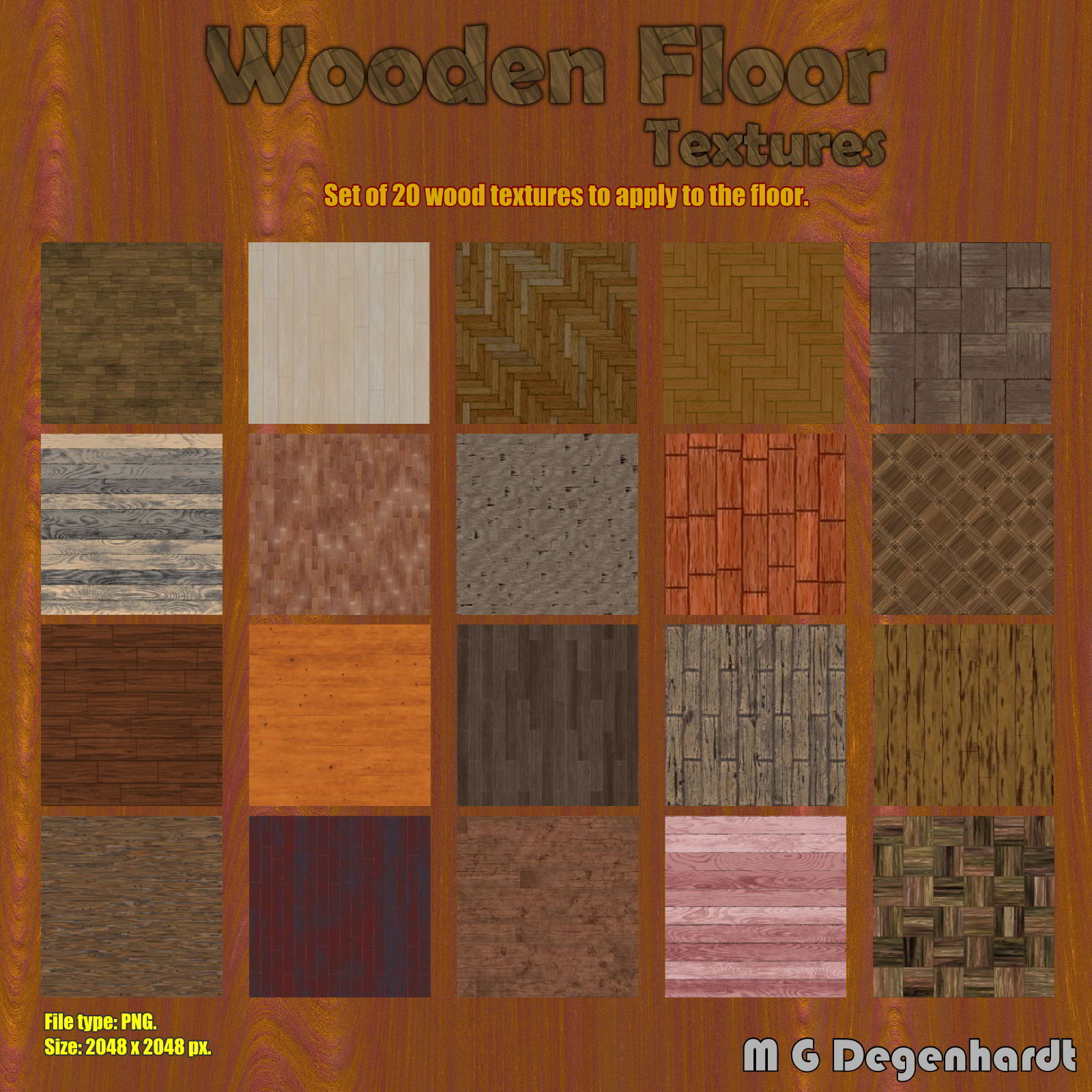 Wooden Floor Textures by N/A
