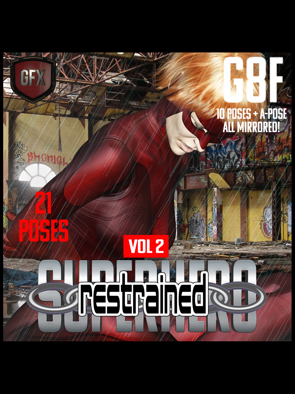 SuperHero Restrained Bundle for G8F by N/A