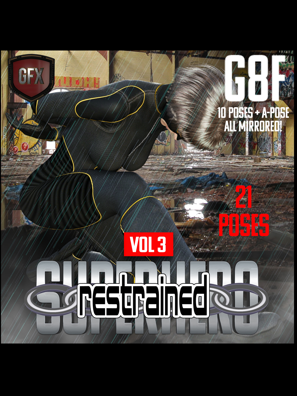 SuperHero Restrained Bundle for G8F by N/A