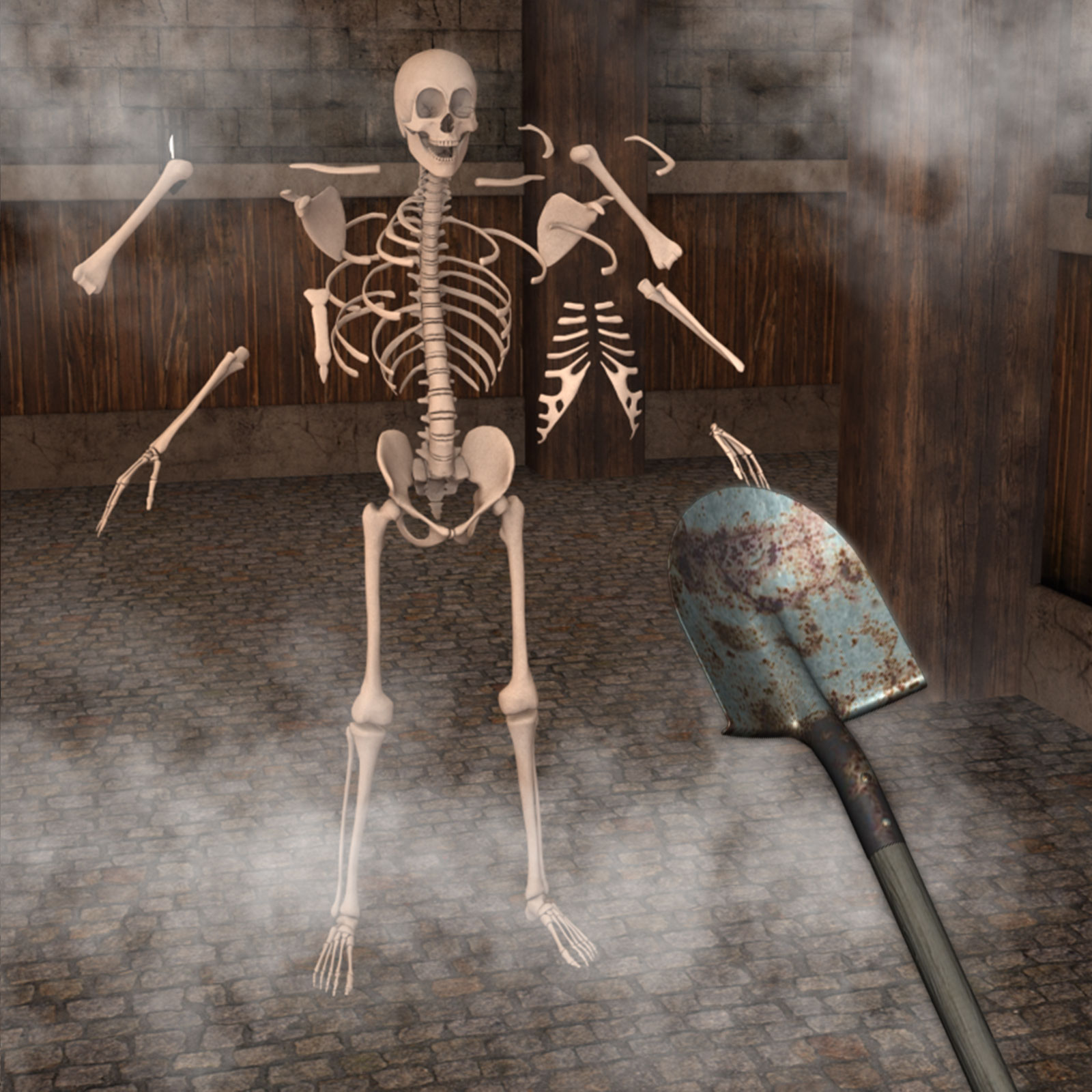 Skeleton G8M Destroyed Morphs by N/A