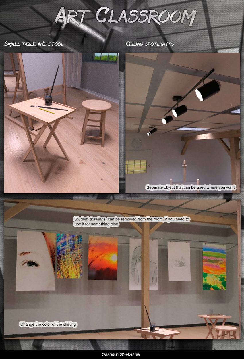 Art classroom by N/A