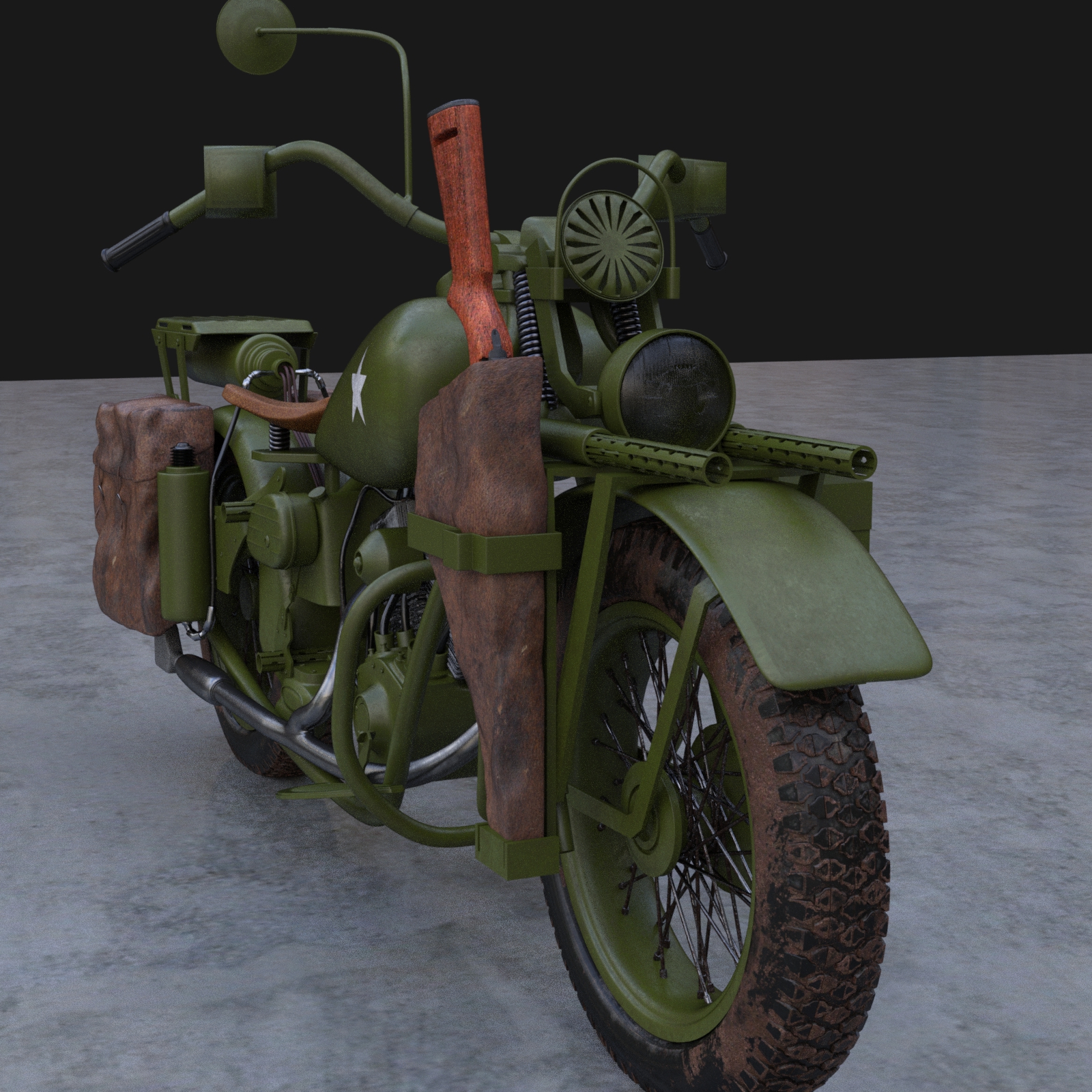 WWII Hero Motorcycle by N/A