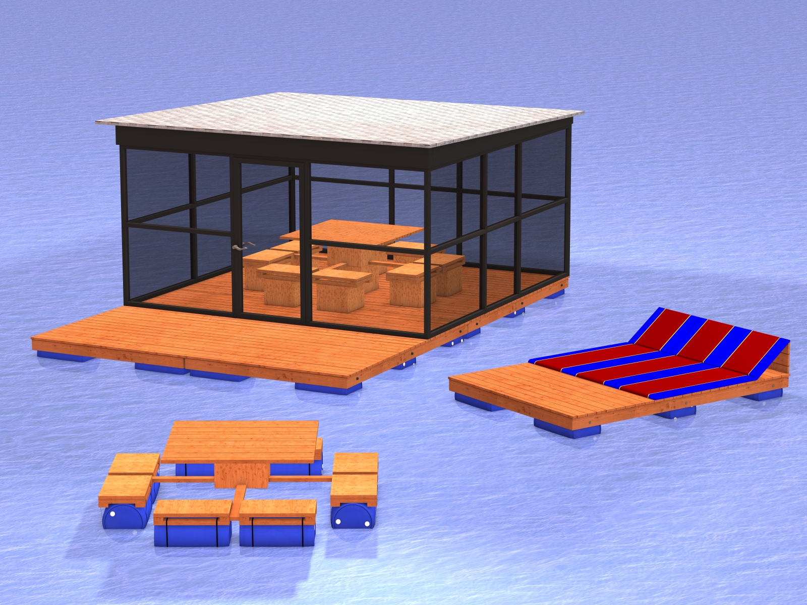 Floating Islands for Poser 7+ by N/A
