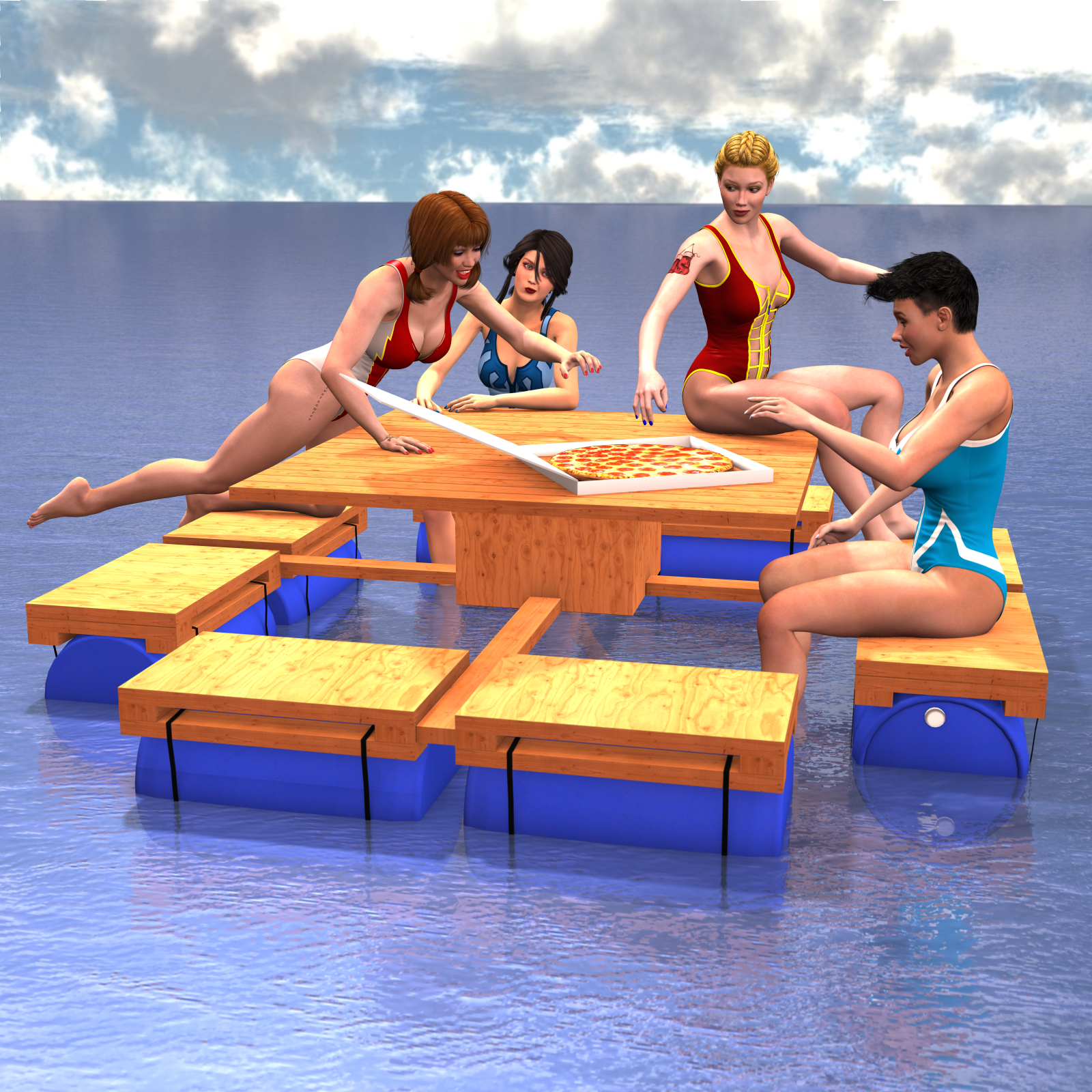 Floating Islands for Poser 7+ by N/A