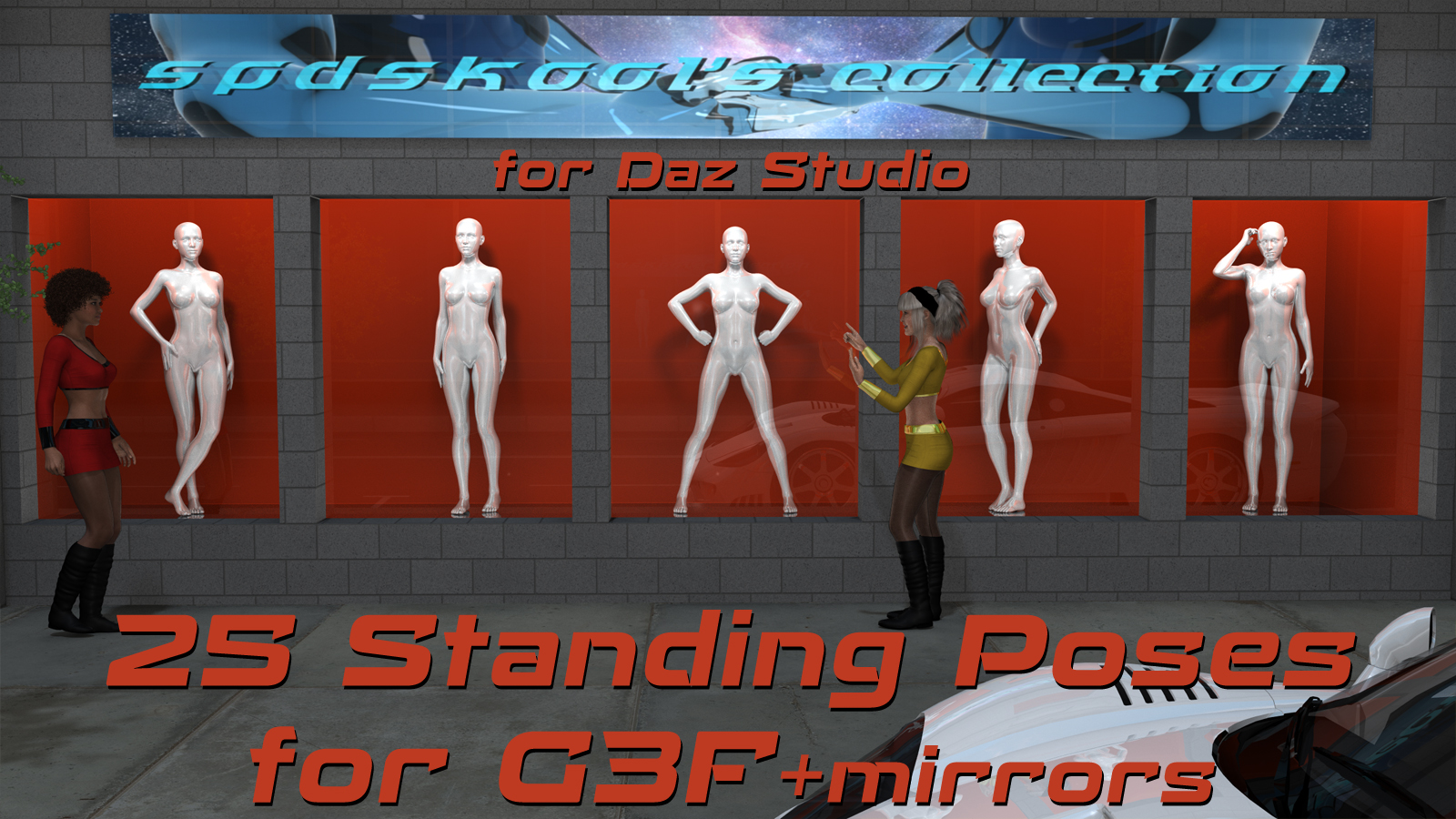 25 Standing Poses for GF3 by N/A