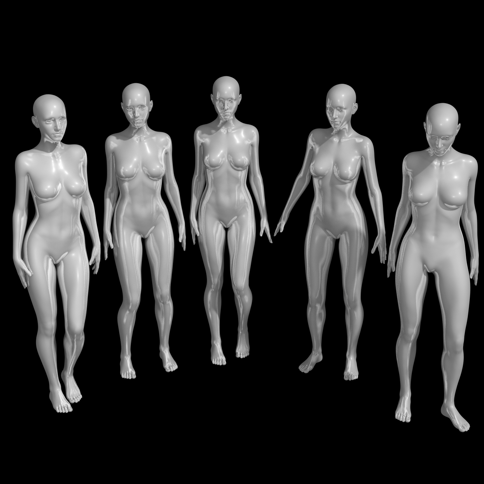 25 Standing Poses for GF3 by N/A