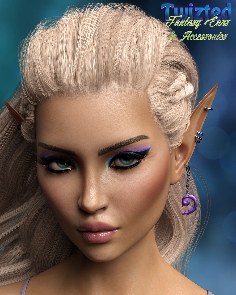 Twizted Fantasy Ears & Accessories for Genesis 8 Female by N/A