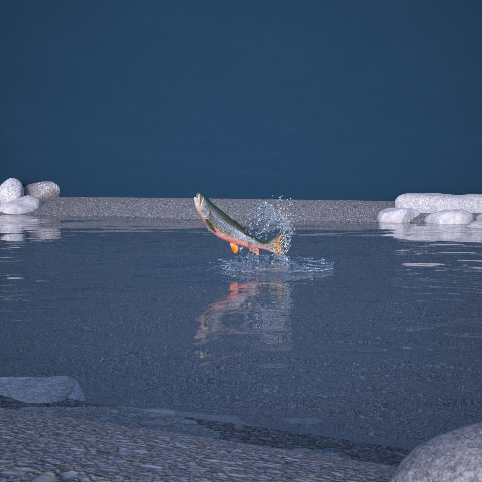 Leaping Trout Props by N/A