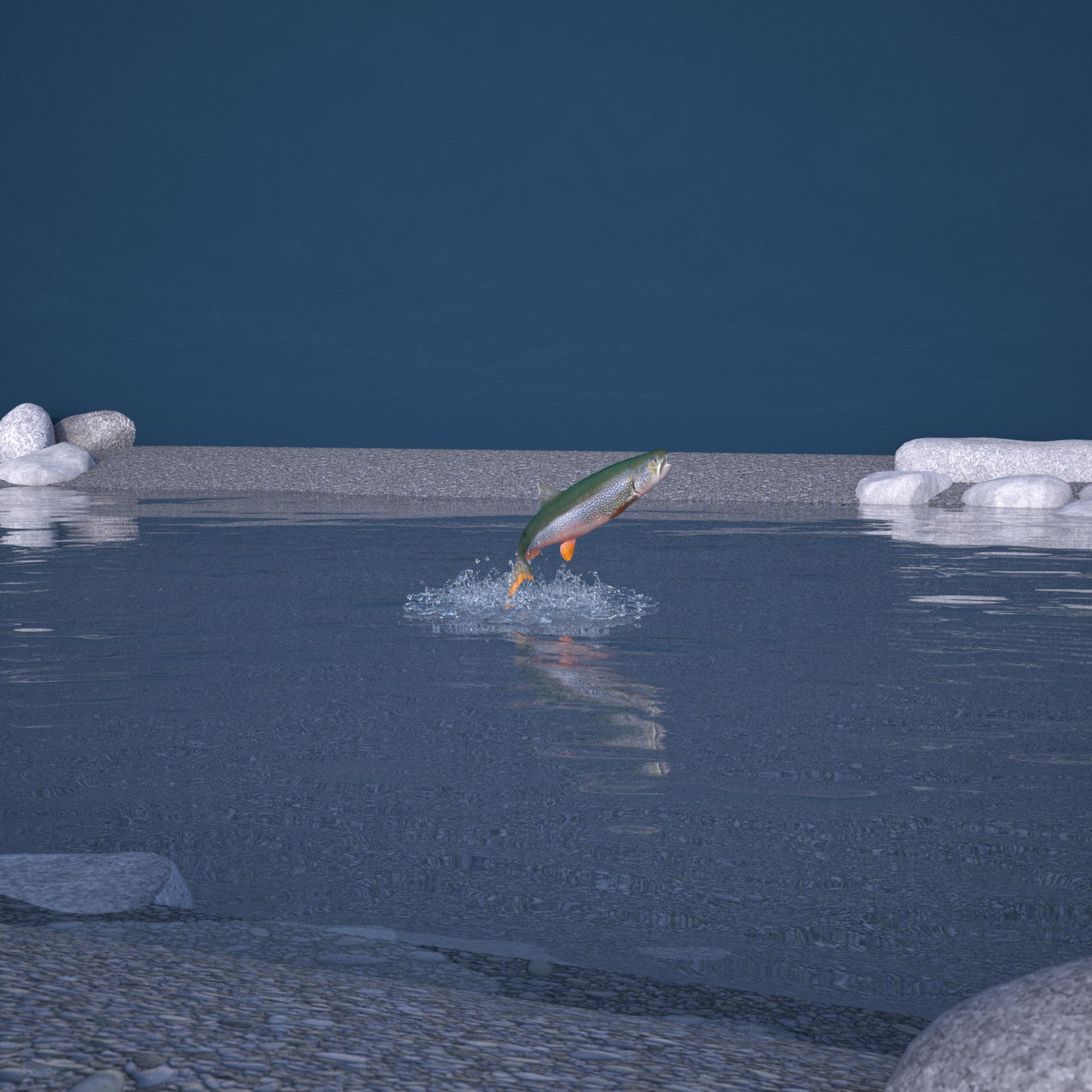Leaping Trout Props by N/A