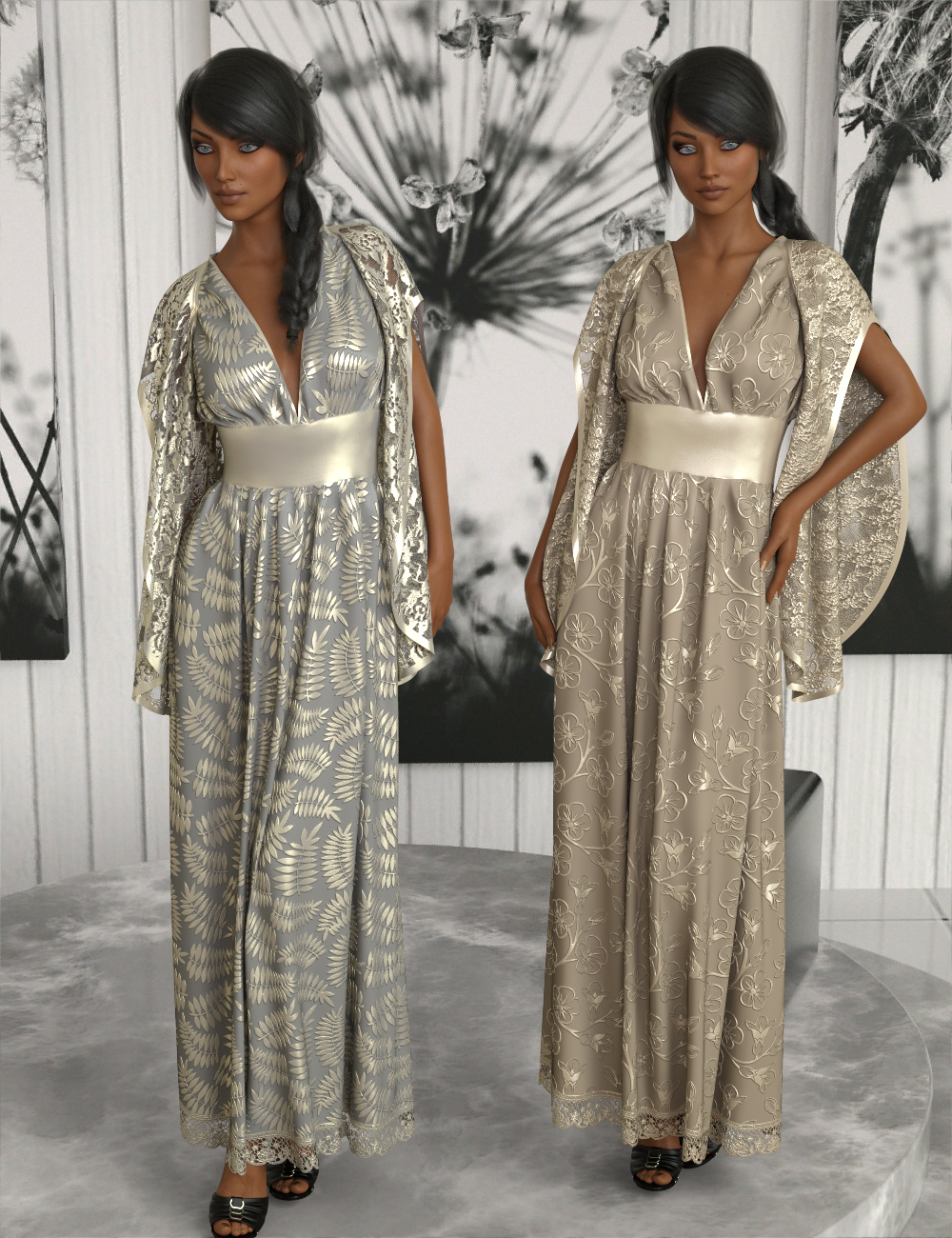 InStyle - dForce - Lilium Dress for G8F by N/A