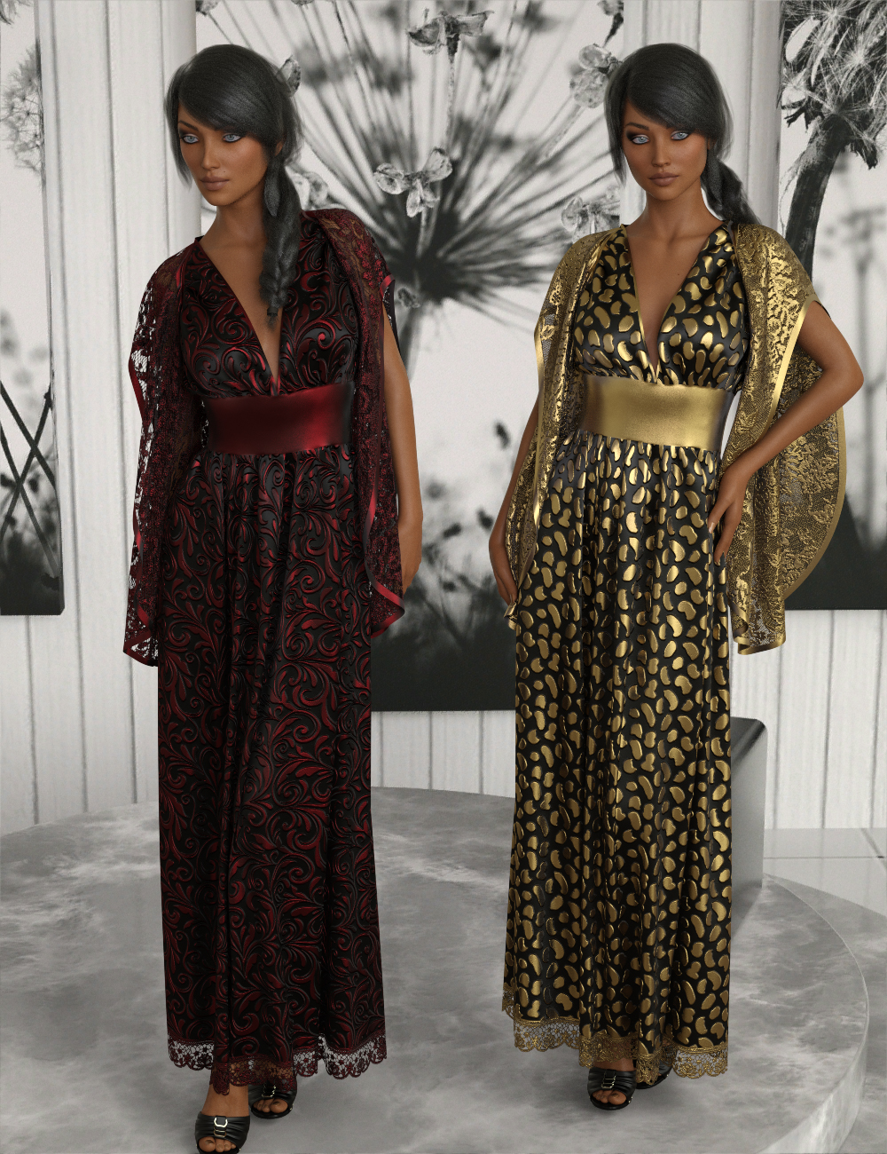 InStyle - dForce - Lilium Dress for G8F by N/A