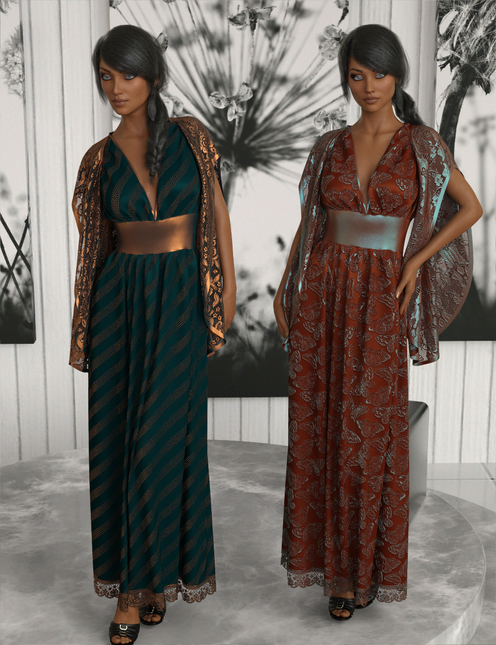 InStyle - dForce - Lilium Dress for G8F by N/A
