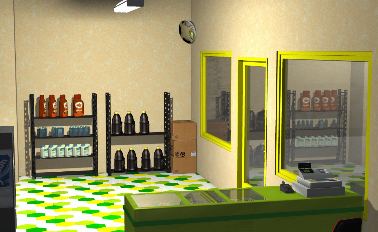 Gas Station by N/A