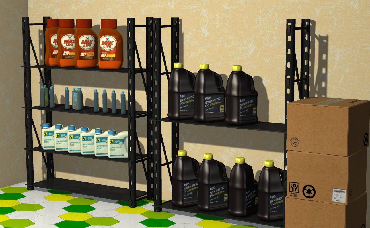 Gas Station by N/A