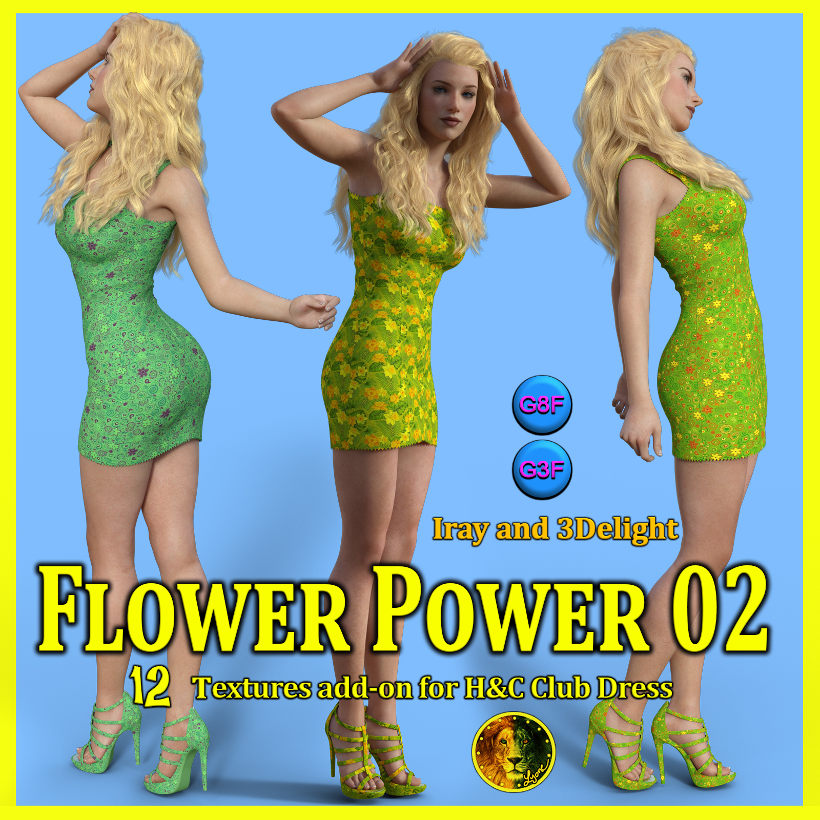 Flower Power 02 for Genesis 8 Female and Genesis 3 Female by N/A