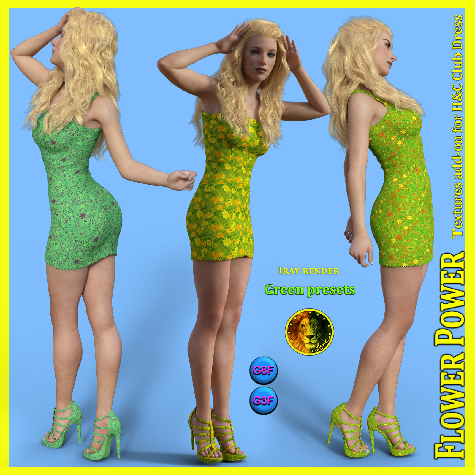 Flower Power 02 for Genesis 8 Female and Genesis 3 Female by N/A