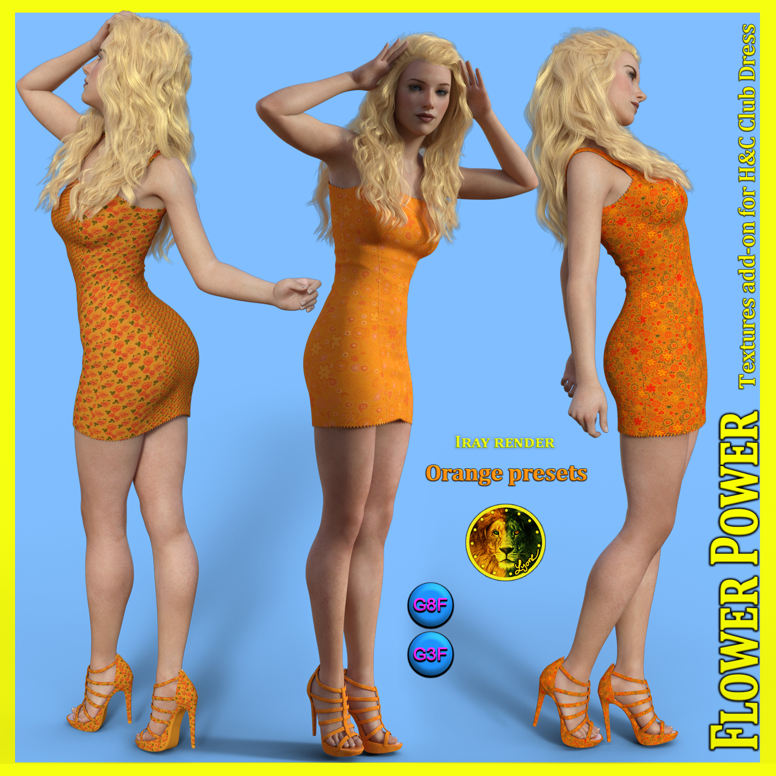 Flower Power 02 for Genesis 8 Female and Genesis 3 Female by N/A