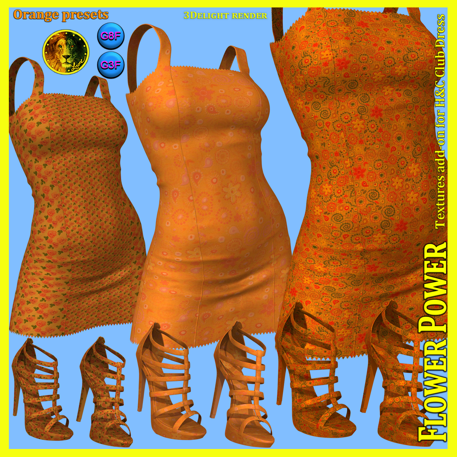 Flower Power 02 for Genesis 8 Female and Genesis 3 Female by N/A