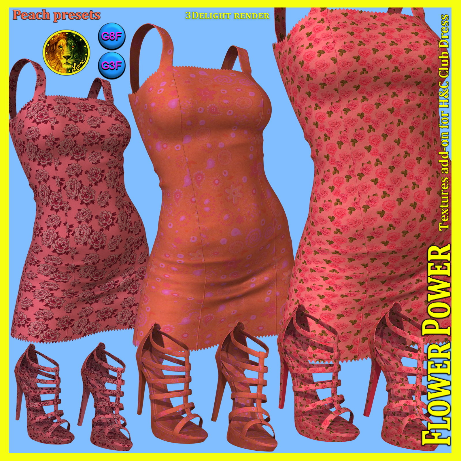 Flower Power 02 for Genesis 8 Female and Genesis 3 Female by N/A