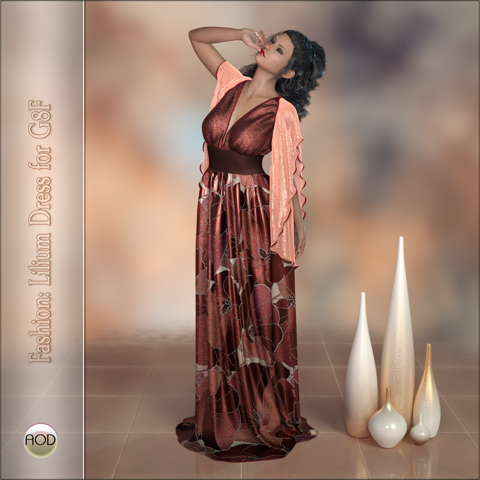 Fashion: Lilium Dress for G8F by N/A