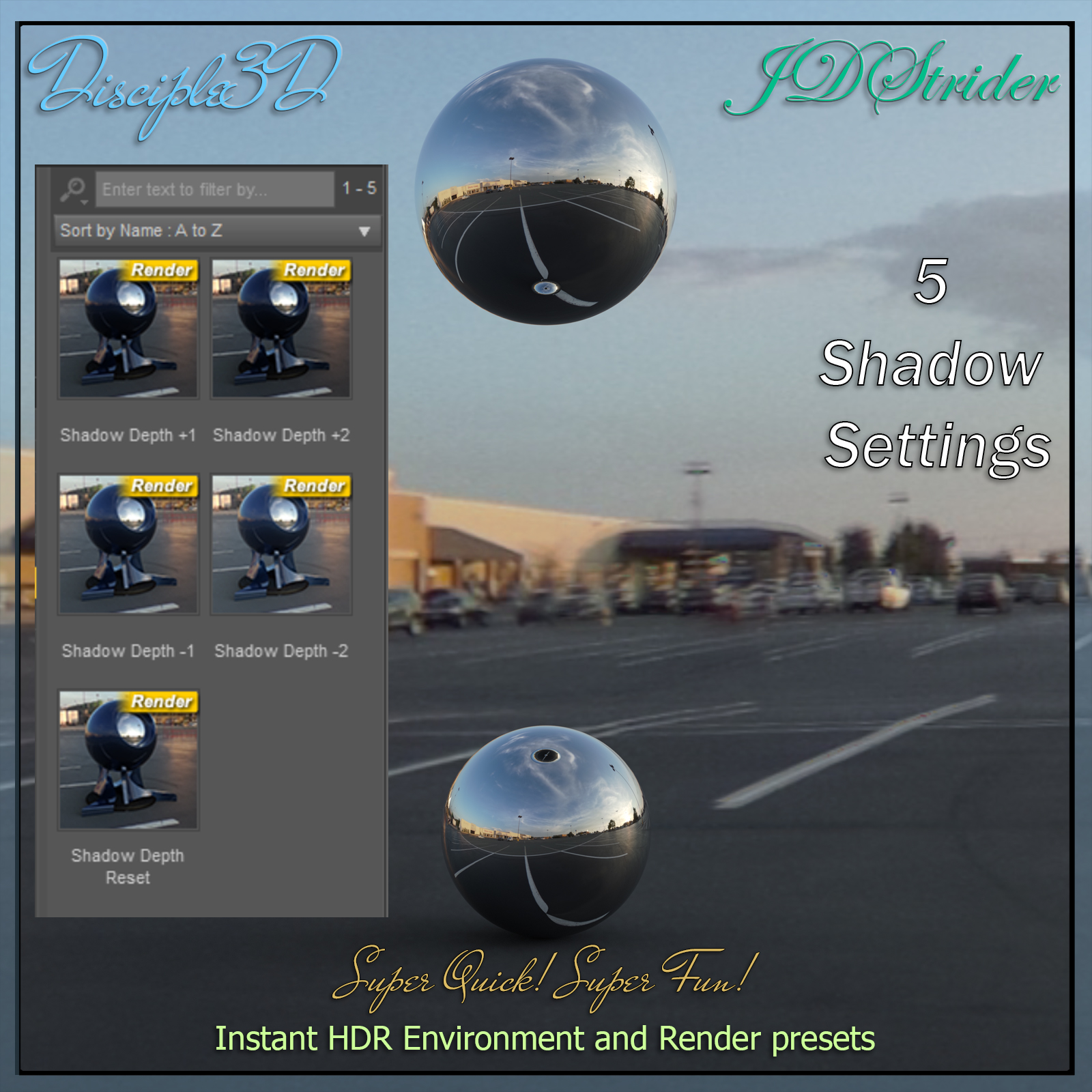 Disciple3D - Blacktop Sunset HDRI by N/A