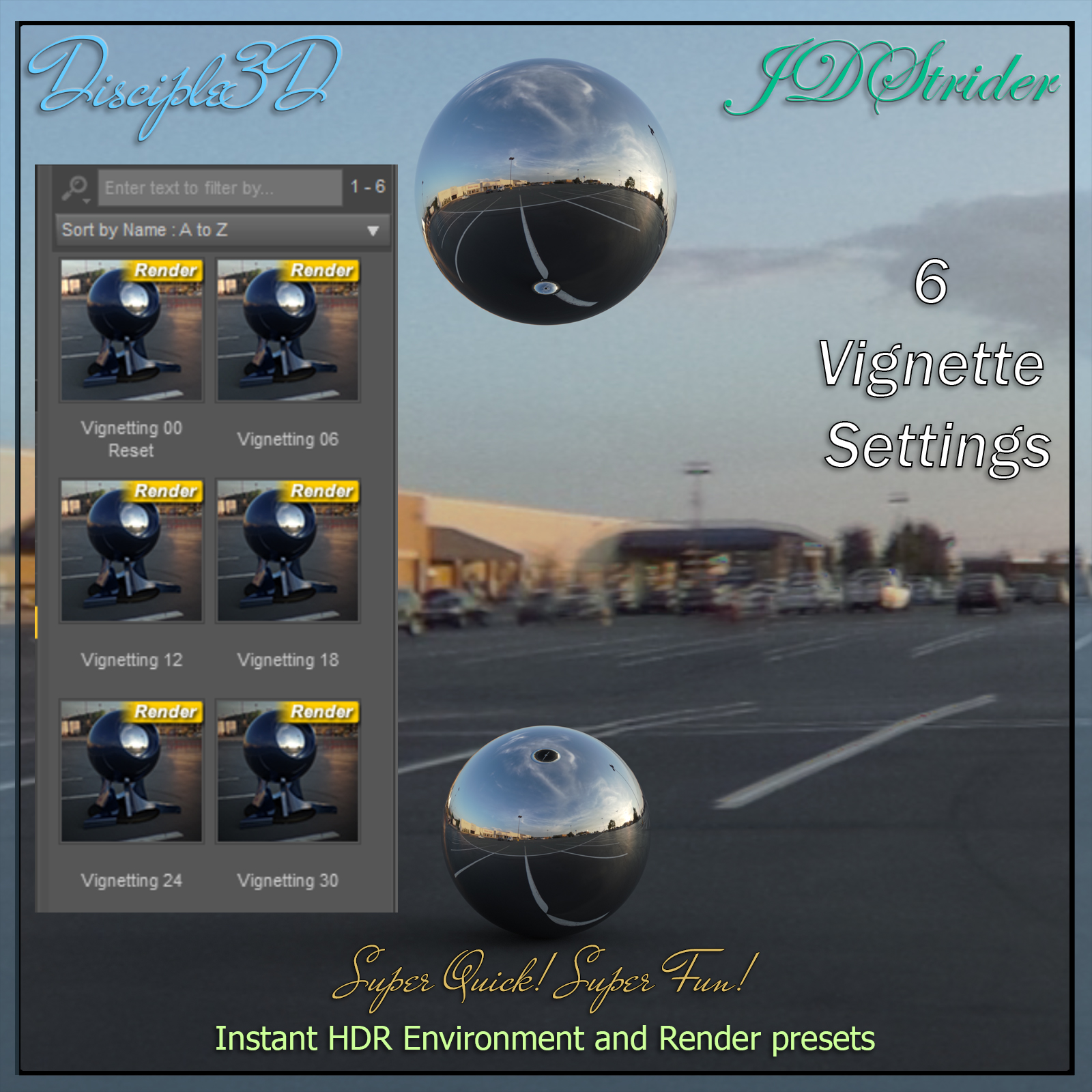 Disciple3D - Blacktop Sunset HDRI by N/A