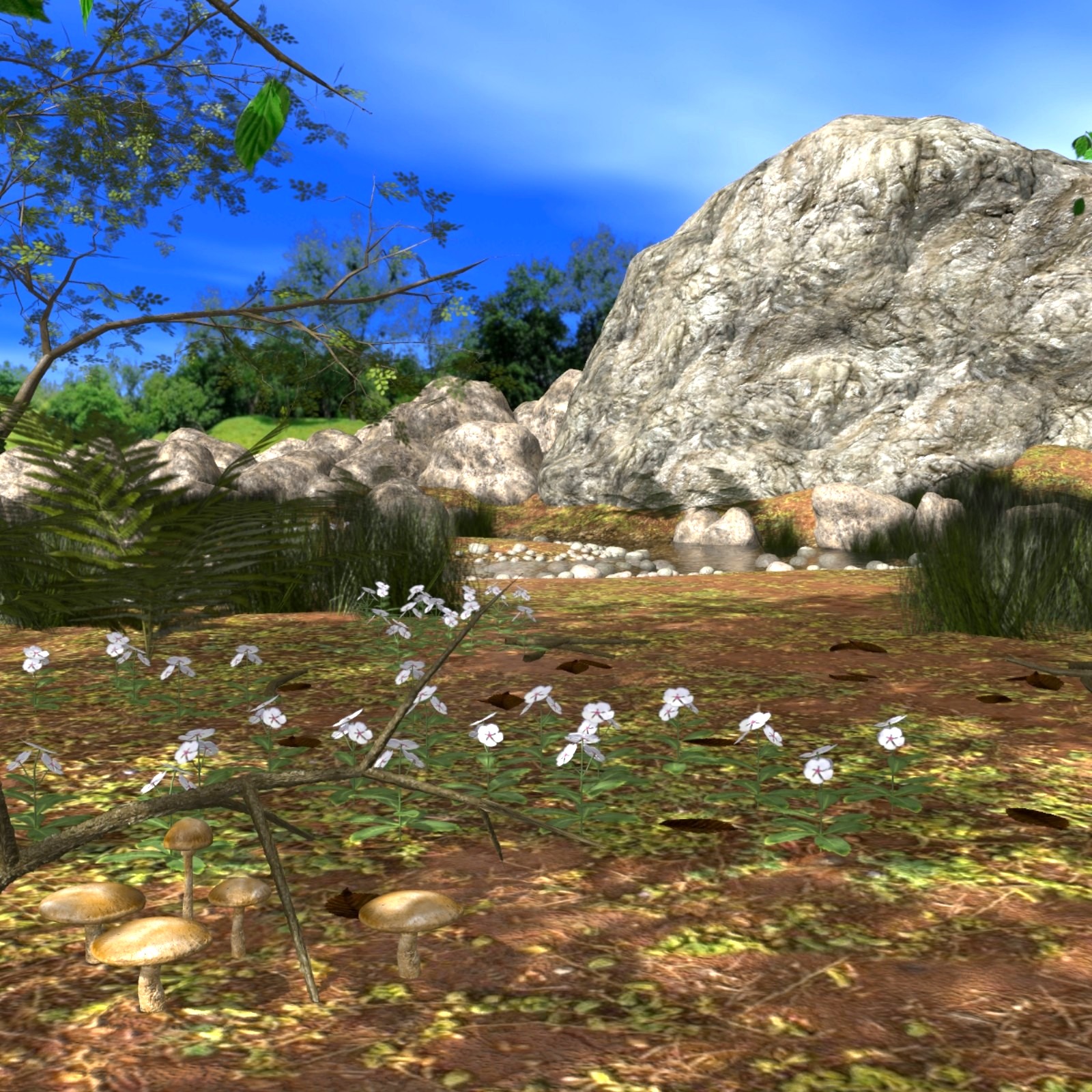 Valley of the creek Poser by N/A