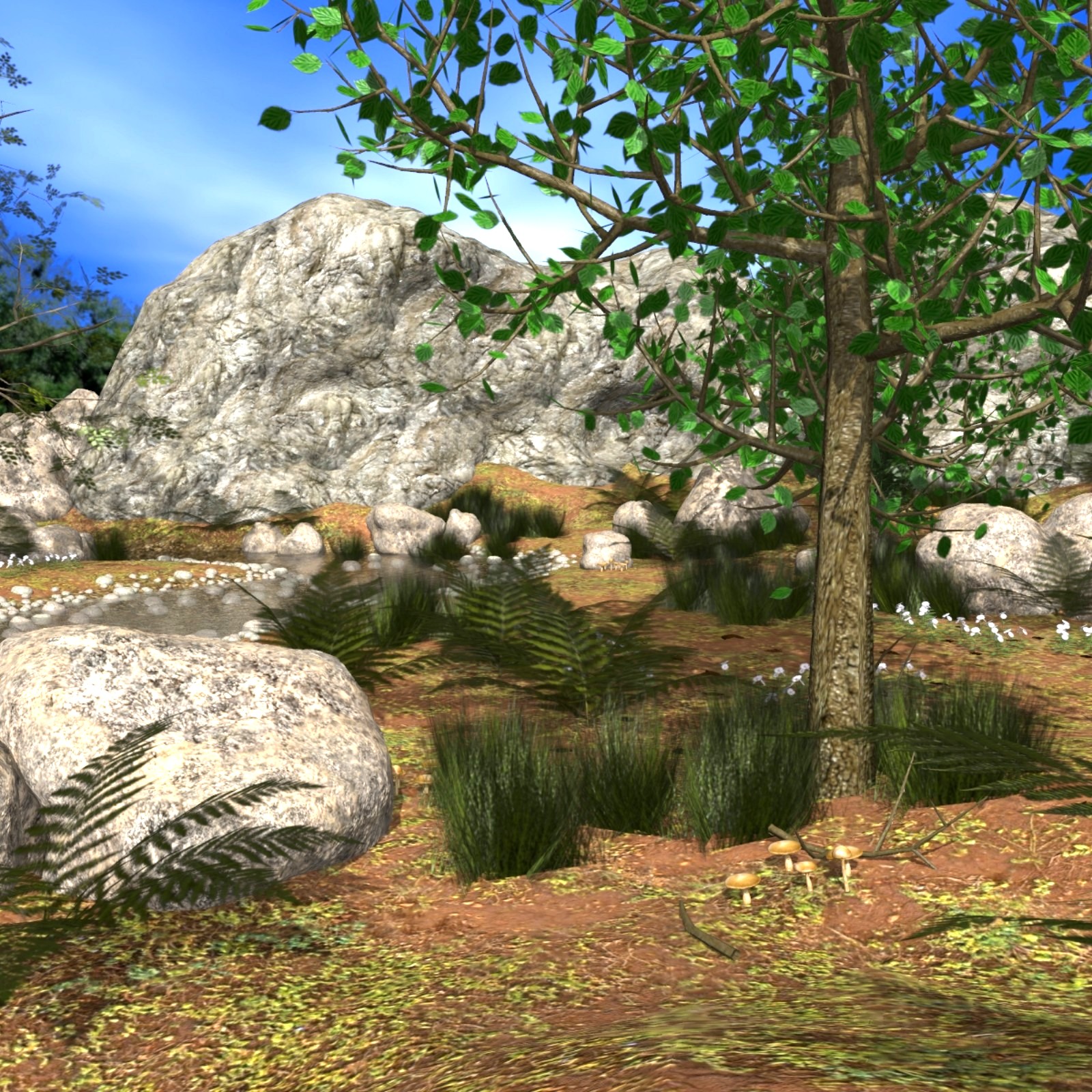Valley of the creek Poser by N/A