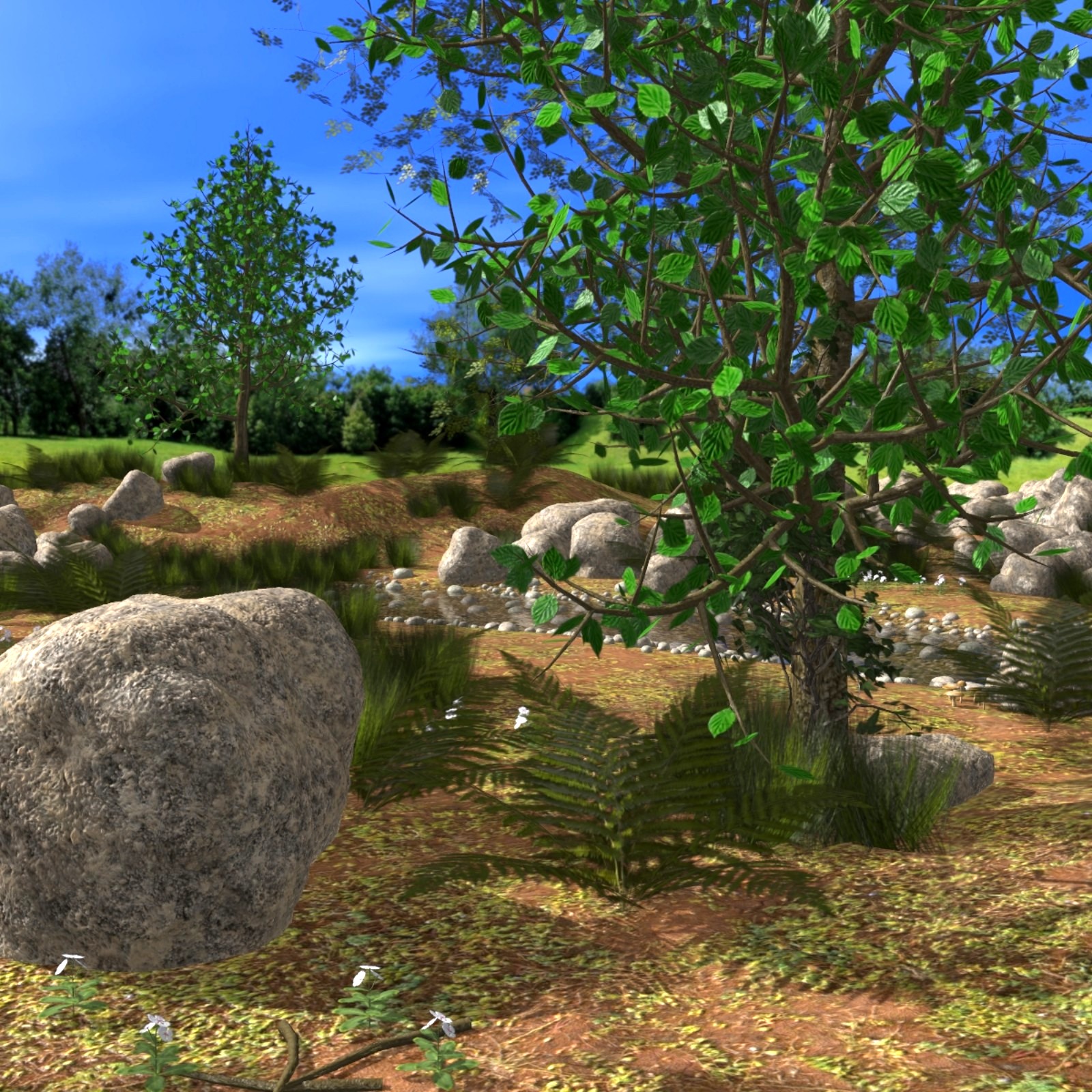 Valley of the creek Poser by N/A