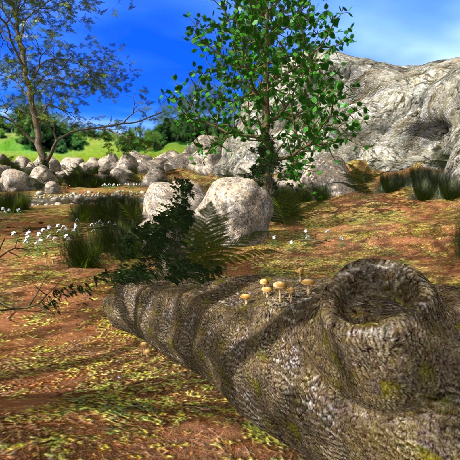 Valley of the creek Poser by N/A