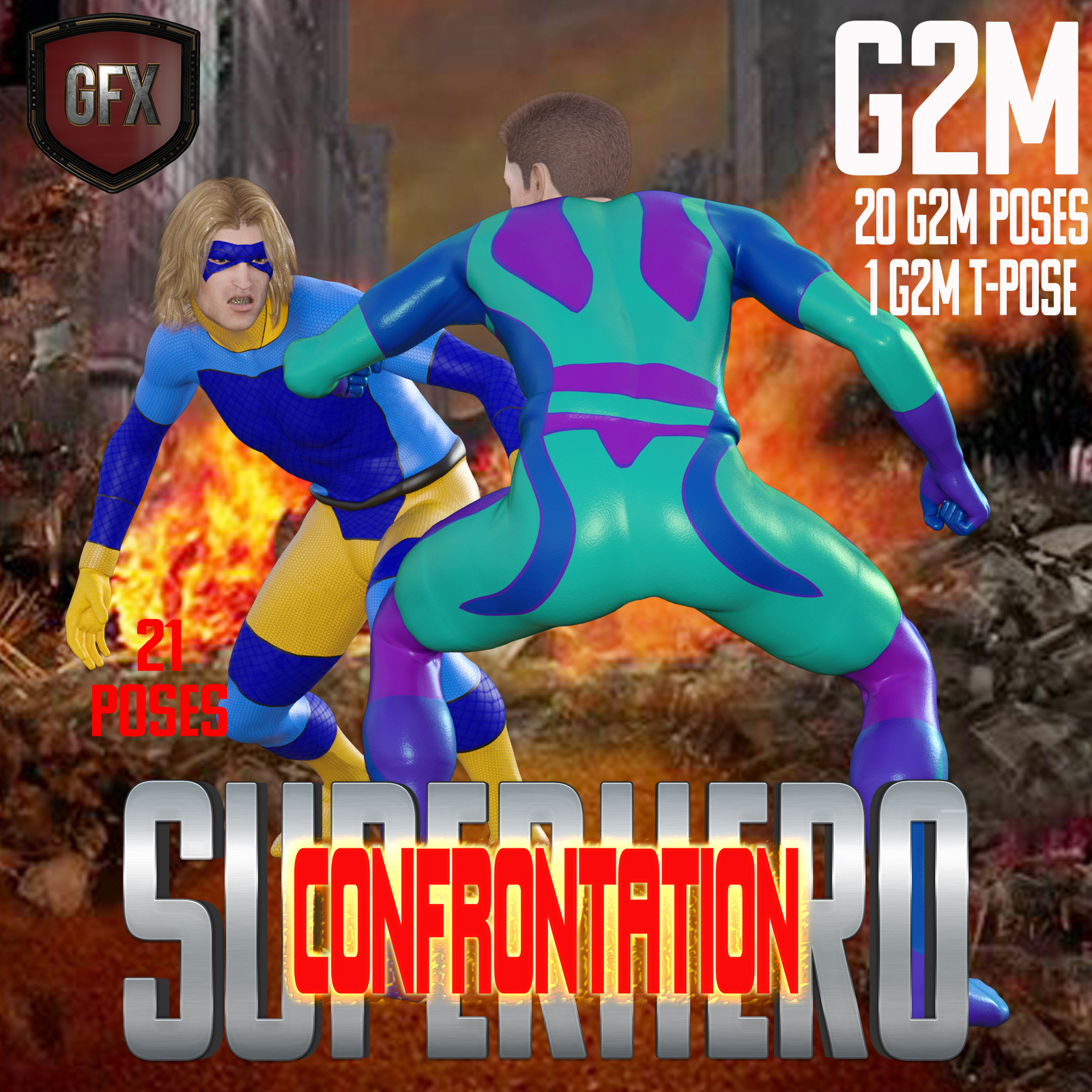 SuperHero Confrontation for G2M Volume 1 by N/A