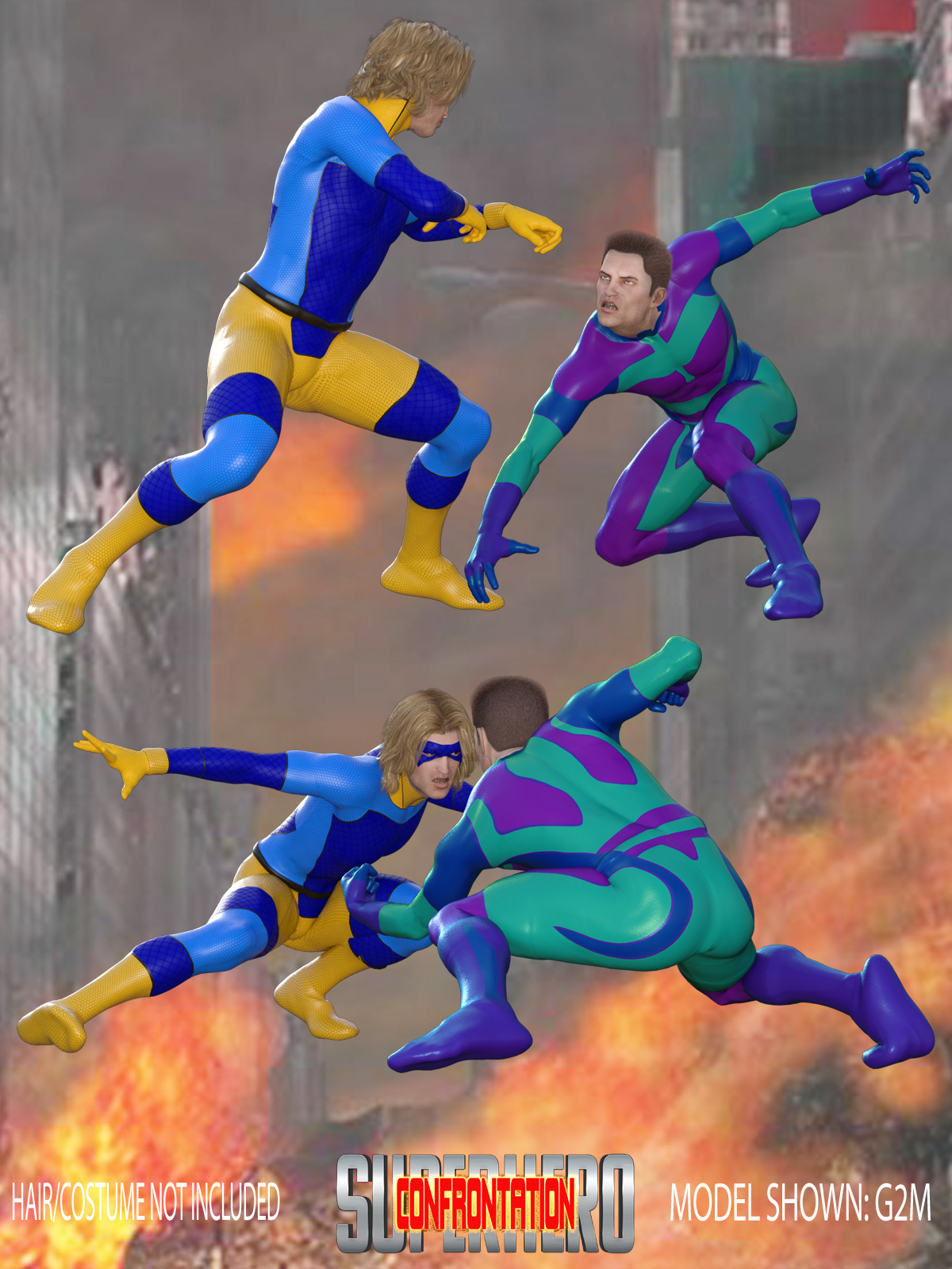 SuperHero Confrontation for G2M Volume 1 by N/A