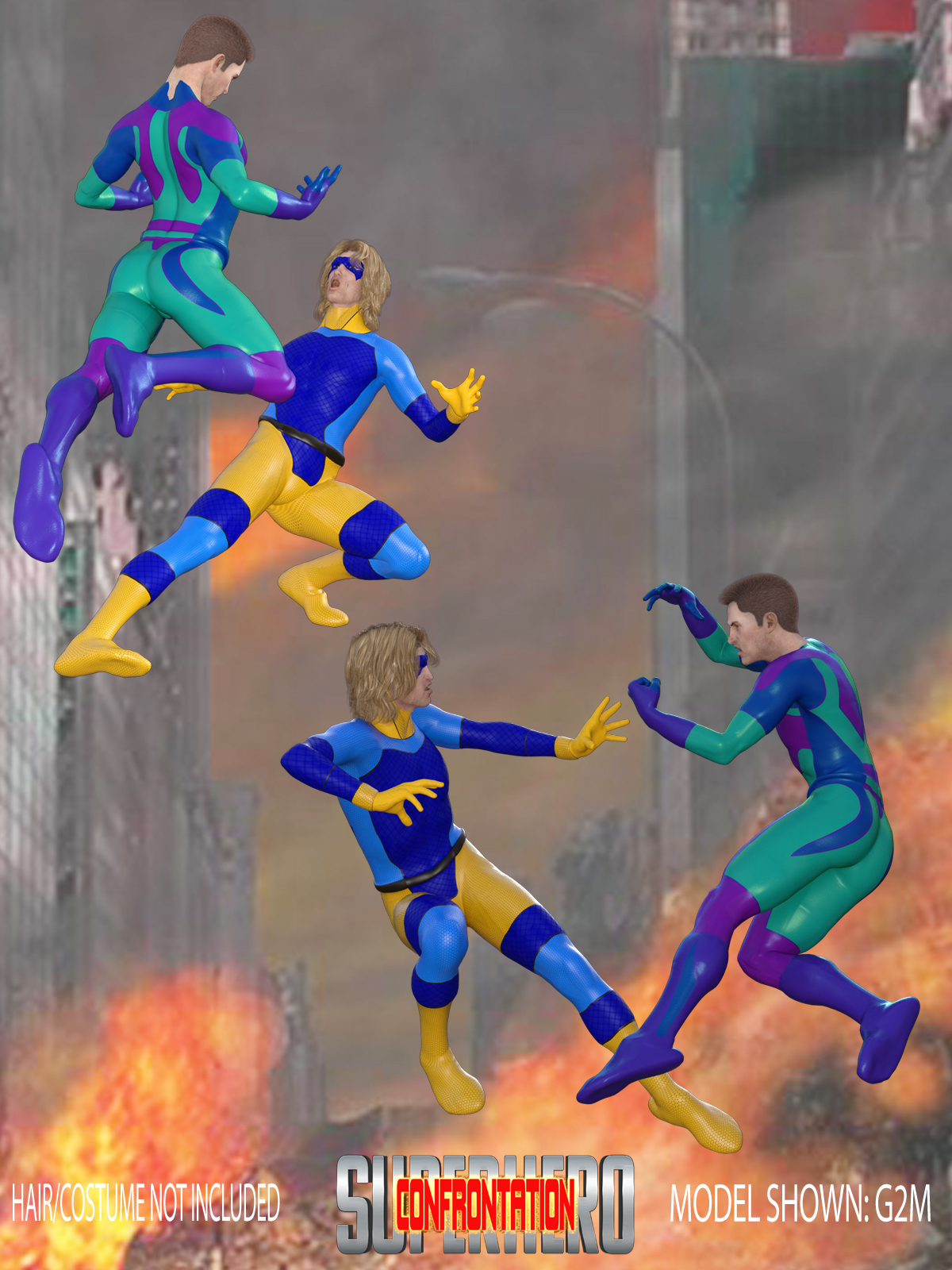 SuperHero Confrontation for G2M Volume 1 by N/A