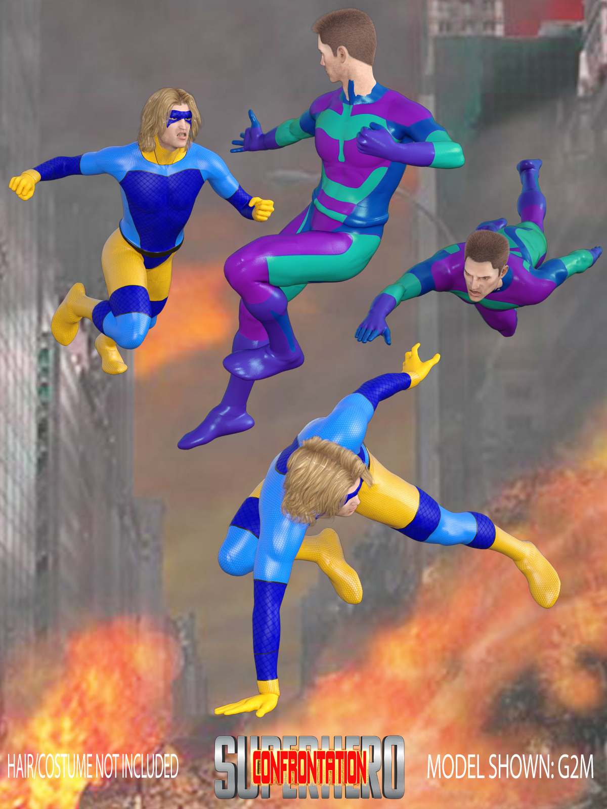 SuperHero Confrontation for G2M Volume 1 by N/A