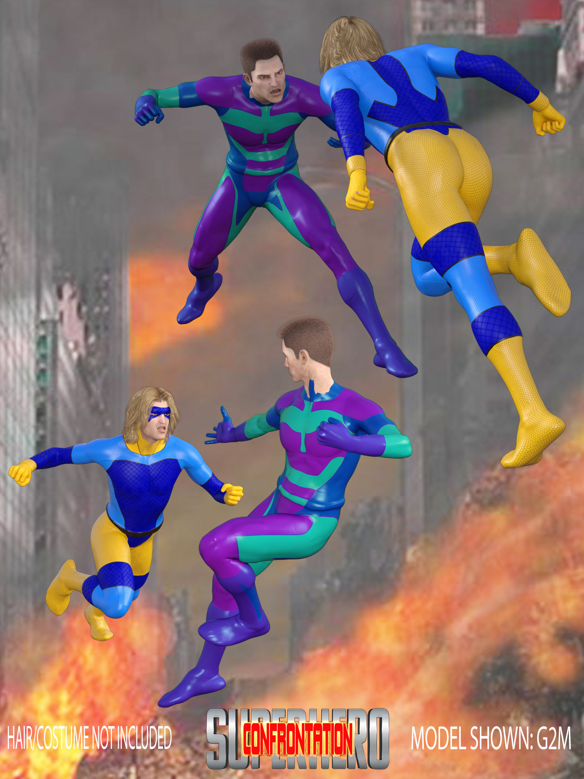 SuperHero Confrontation for G2M Volume 1 by N/A